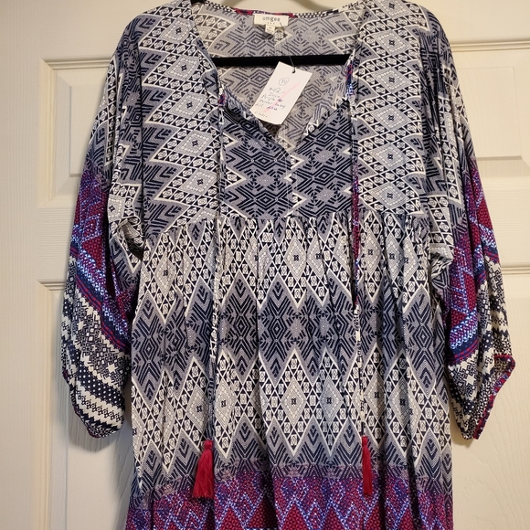 Umgee USA Baby Doll Boho Dress - Picture 3 of 5